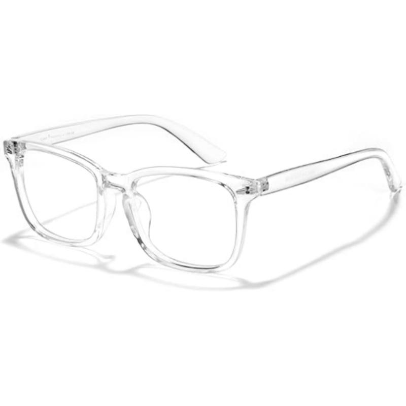 Computer Gaming TV Phone Glasses,Blu-ray basic flat frame fashionable and lightweight glasses, daily clothing decoration, suitable for students' dailyuse,Computer game glasses