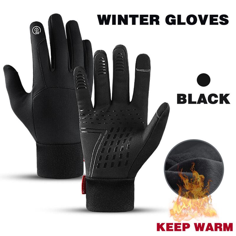 Thermal Windproof Waterproof Winter Gloves Touch Screen Warm Mittens Men Women Windproof Touchscreen