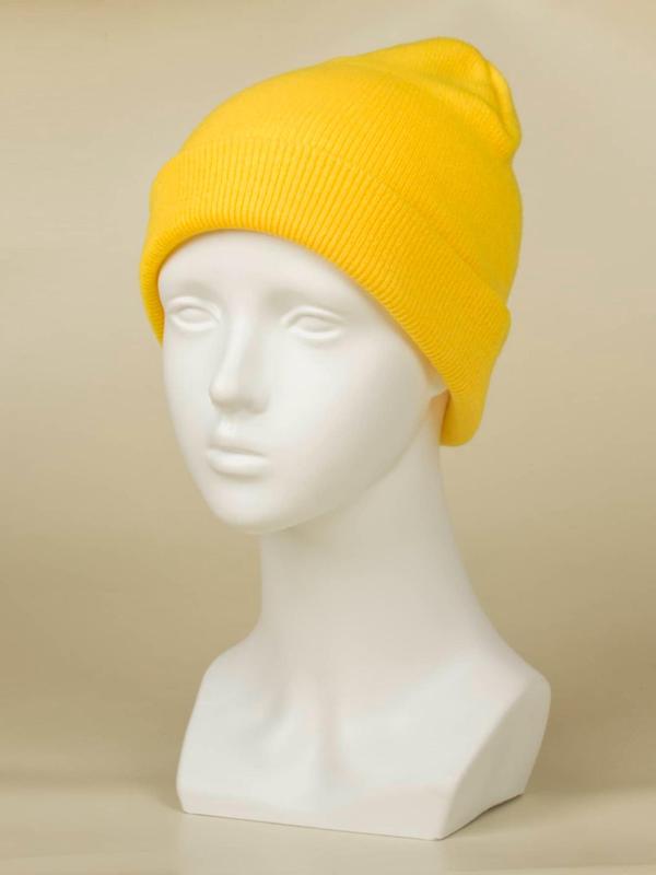 Solid Color Beanie Hat, Casual Winter Outdoor Sports Hat for Men & Women, Versatile Knitting Hat for Daily Wear