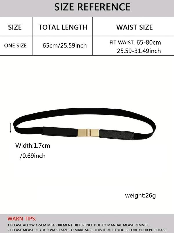 Women's Minimalist Skinny Belt