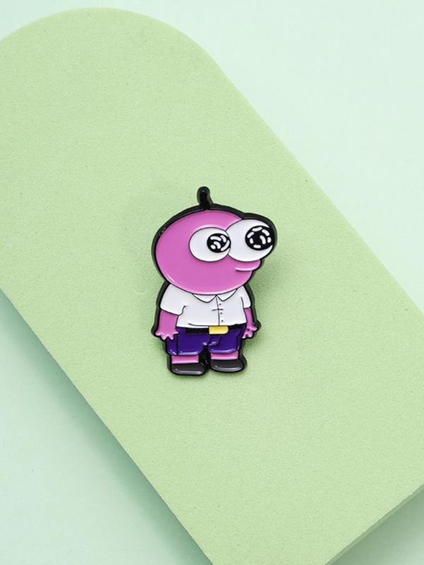 Cartoon Character Design Brooch, Cute Enamel Pin, Fashion Accessories for Women & Men, Trendy All-match & Exquisite Brooch for Birthday Gift