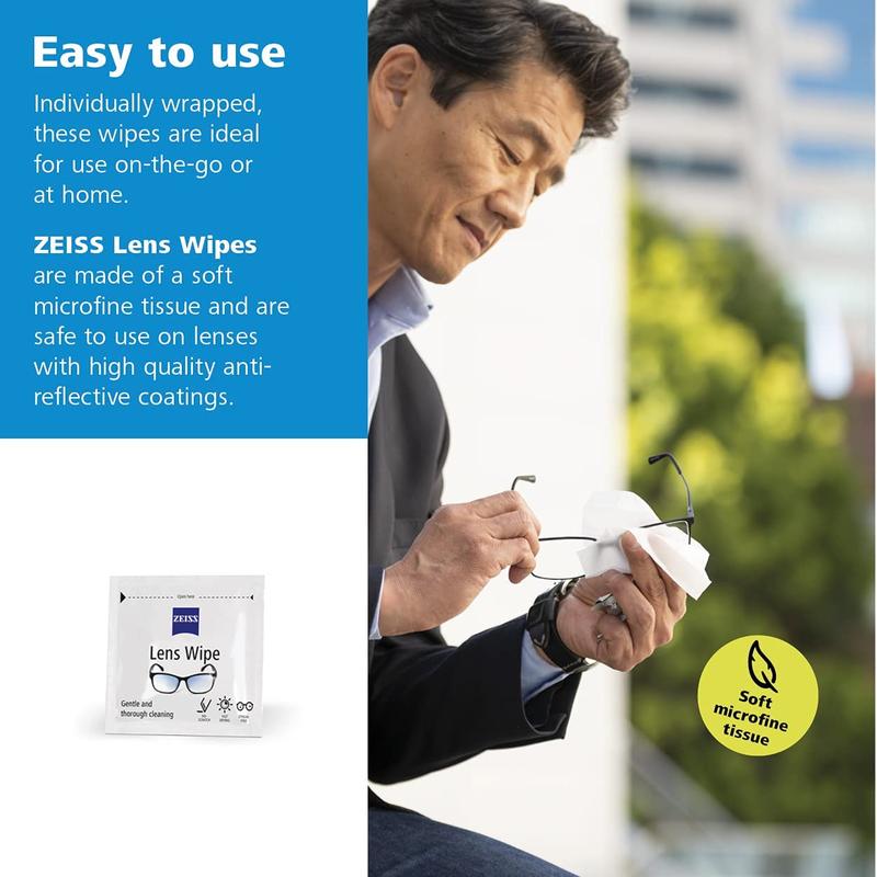 Lens Cleaning Wipes, Pre-Moistened, 200 Count - Ideal for Glasses, Cameras, and Optical Devices Zeiss Zeiss Zeiss Zeiss Zeiss