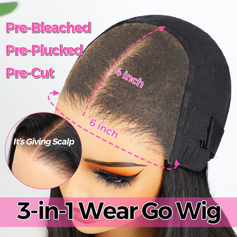 CurlyMe Wear Go Glueless Kinky Curly Pre-cut HD Lace Pre-bleached Hair Lace Front Wigs