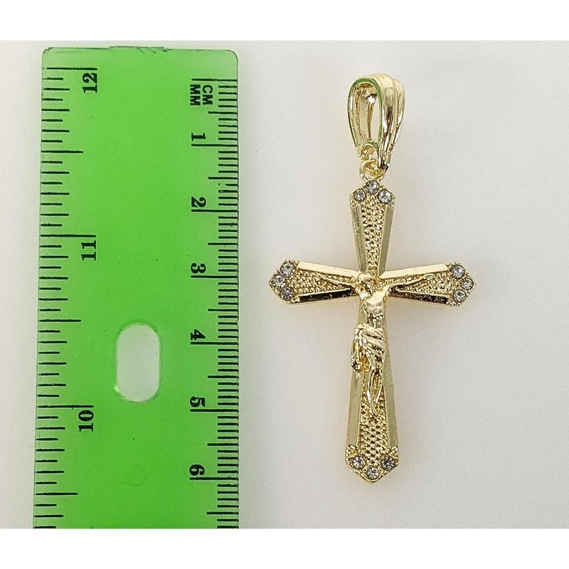 Plated Cross Pendant