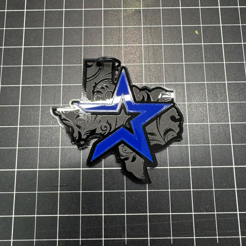 Get Your Custom H-Town Stros Texas Acrylic Keychain Now!