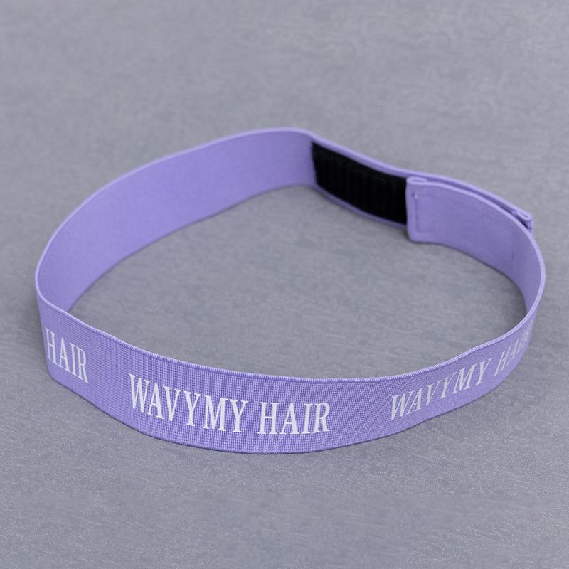 Wavymy  1 Count Elastic Band For Human Hair Edge