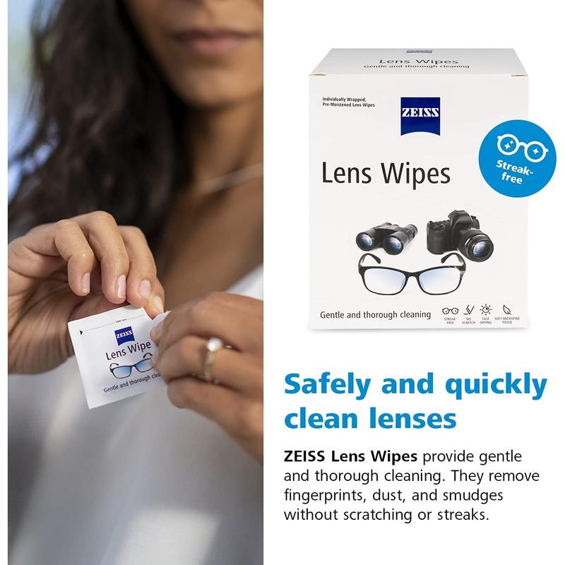 Lens Cleaning Wipes, Pre-Moistened, 200 Count - Ideal for Glasses, Cameras, and Optical Devices Zeiss Zeiss Zeiss Zeiss Zeiss