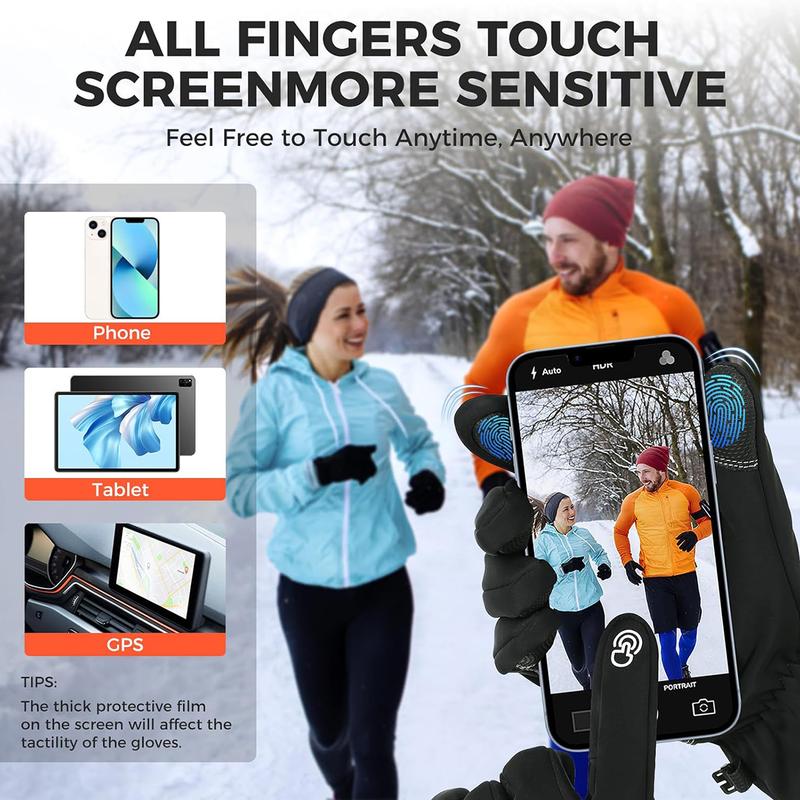 Winter Gloves Warm Gloves for Cold Weather Gloves for Men - Thermal, Touchscreen, Windproof thermal glove