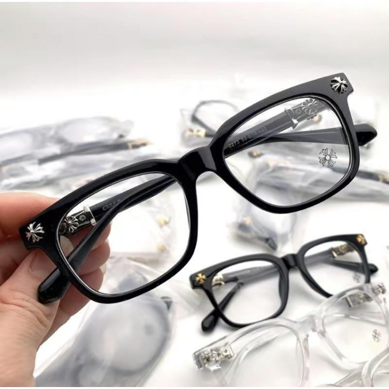 New Chrome Heart Cox Ucker Glasses Black and Transparent Glasses Unisex Anti-sand and Dust Glasses the latest hot trend glasses