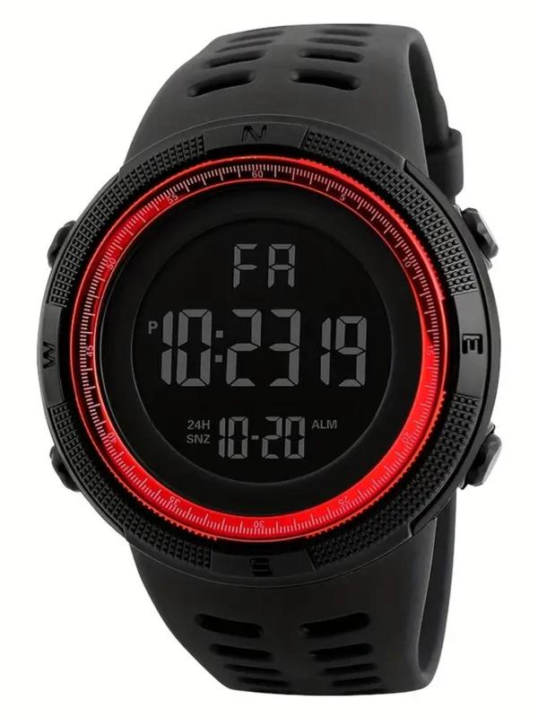 Men's Casual Sportive Digital Watch, Fashionable Waterproof Digital Watch with Date Display & Alarm Function, Multifunctional Watch for Men