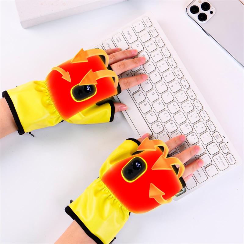 Rechargeable Heated Gloves with 3 Temperature Settings, Winter Hand Warmer for Work Cycling Skiing Outdoor Snow, Household Appliances