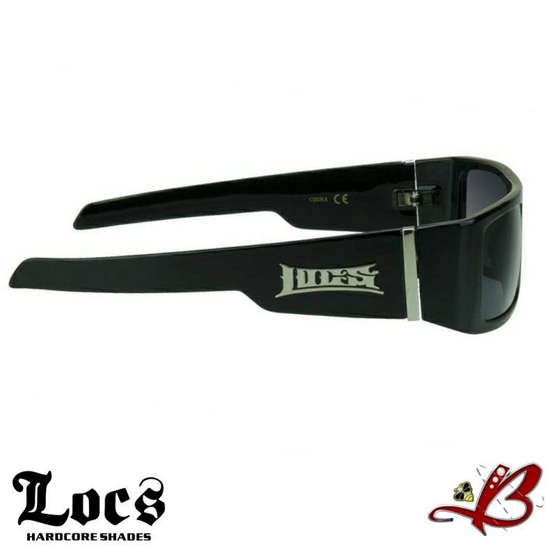 Locs OG Black Signature Lowrider Flat Top Gangster Hardcore Shades Sunglasses