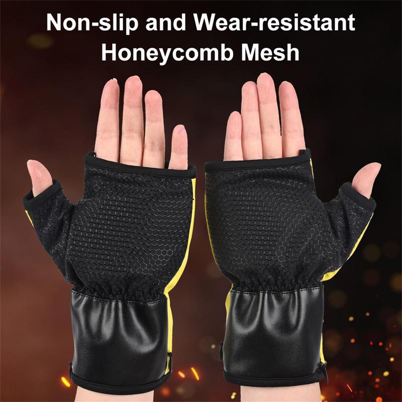 Rechargeable Heated Gloves with 3 Temperature Settings, Winter Hand Warmer for Work Cycling Skiing Outdoor Snow, Household Appliances