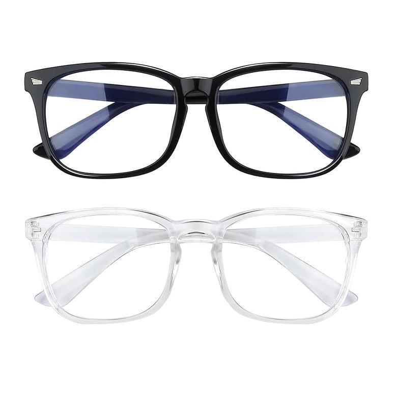 2024 Fashion Glasses,Computer Gaming TV Phones Glasses for Women Men, Non-prescription  Clear Frame Glasses for Women Men