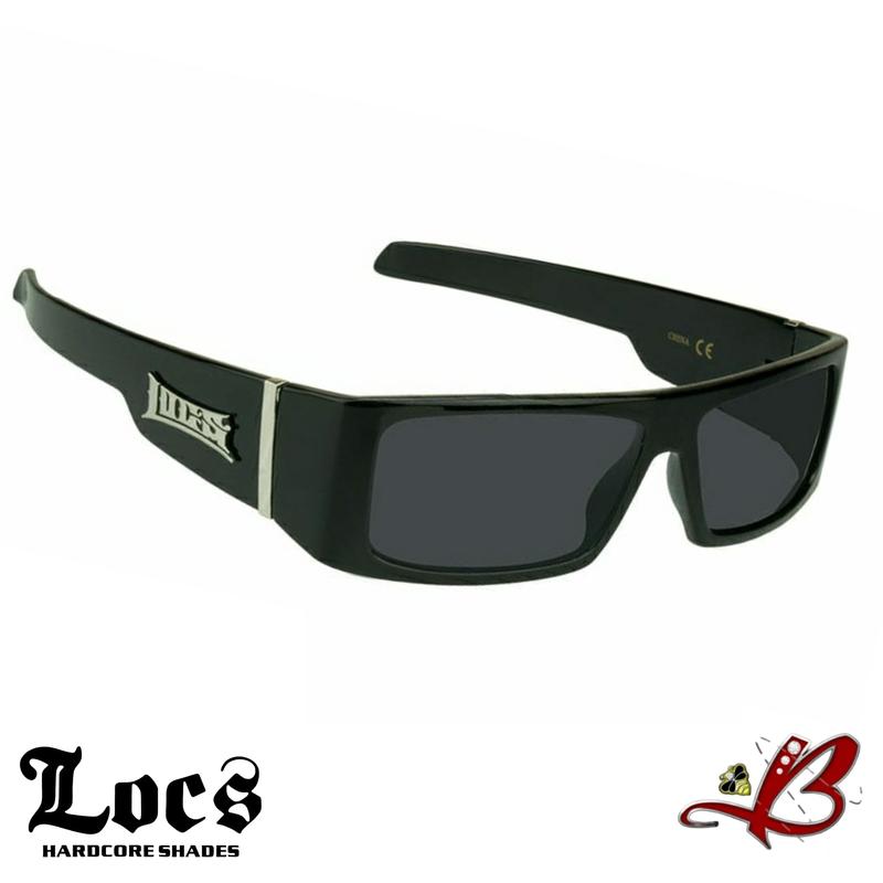 Locs OG Black Signature Lowrider Flat Top Gangster Hardcore Shades Sunglasses