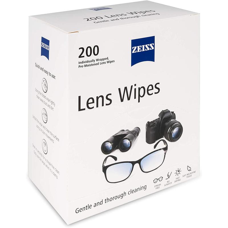 Lens Cleaning Wipes, Pre-Moistened, 200 Count - Ideal for Glasses, Cameras, and Optical Devices Zeiss Zeiss Zeiss Zeiss Zeiss