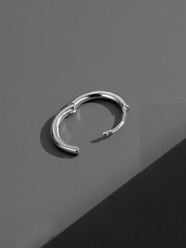 Titanium Steel Dangle Earring, Long Bar Shaped Earring, Fashion Accessories For Both Men & Women