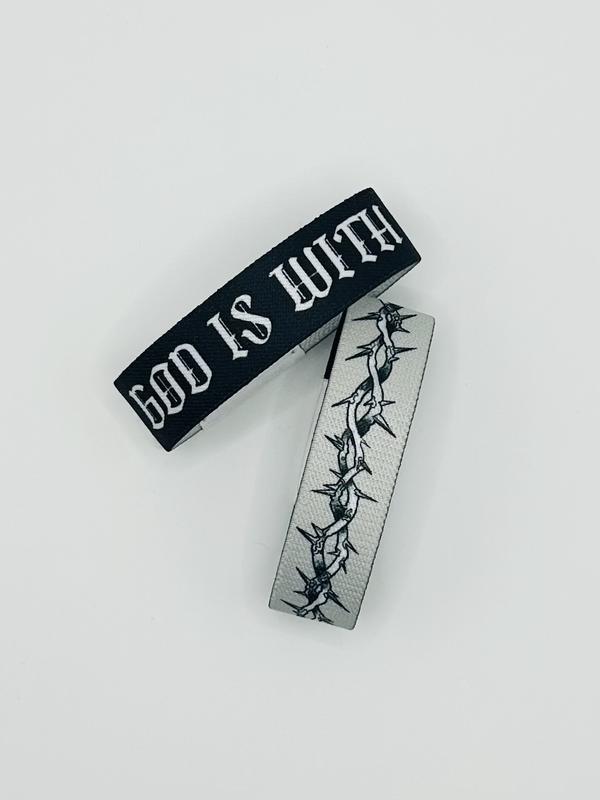 Daily Bible Verse Bracelet Daily Bible Verse Sheepy Christian Bracelet-God is with me