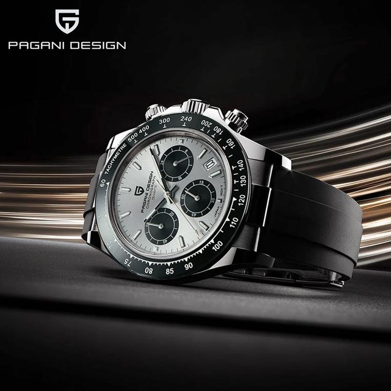 40MM PAGANI DESIGN V2 Quartz Watches for Men Top Brand Automatic Date Wristwatch Luxury Sapphire Glass Sports Chronograph Clock