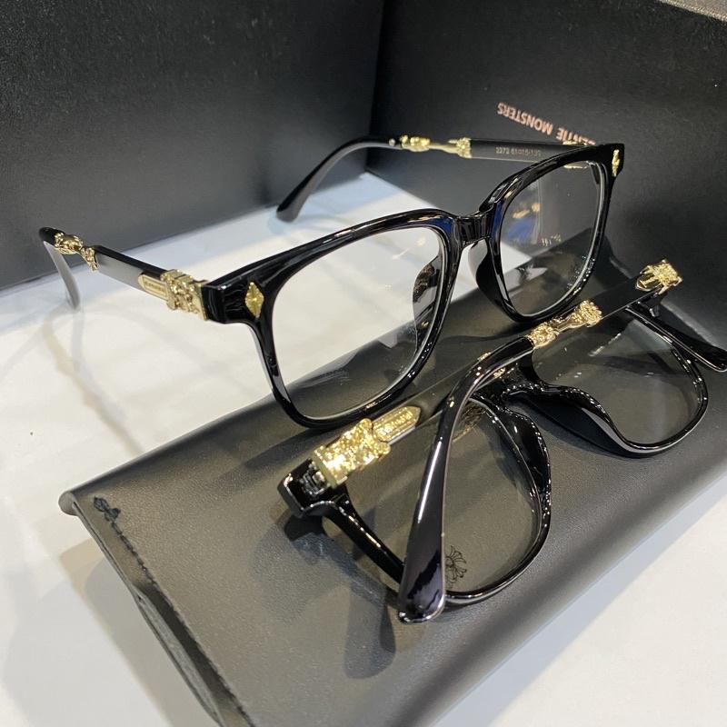 CHROME HEART CALL MELICE youthful European design ,Chrome Hearts square fashion glasses Frames, High-Quality Anti-UV Lenses for Men and Women, Eyeglasses For him, Fashion accessories