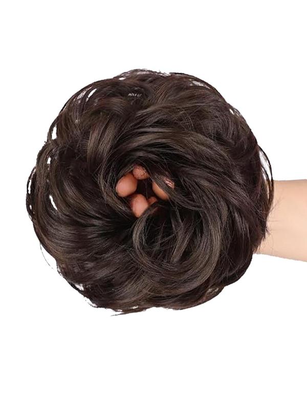 Fashionable Elegant Wavy Hair Bun, Natural Fluffy Hair Bun, Synthetic Hair Bun for Women & Girls, Suitable for Daily Use