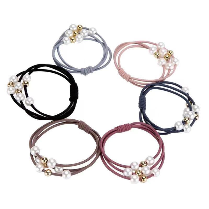 IPRO HAIR One Count Pink Black Blue Red Color Hair Scrunchies For Women