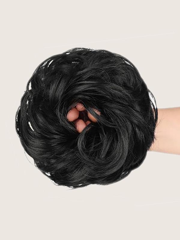 Fashionable Elegant Wavy Hair Bun, Natural Fluffy Hair Bun, Synthetic Hair Bun for Women & Girls, Suitable for Daily Use