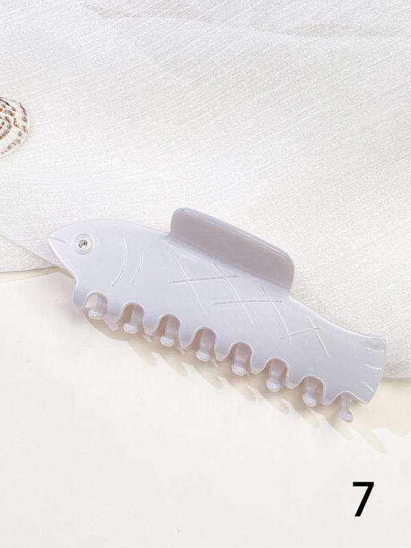 Cute Whale Dolphin Shark Design Hair Claw, Fashionable Hair Accessories for Women & Girls, Lovely Hairwear for Daily Used