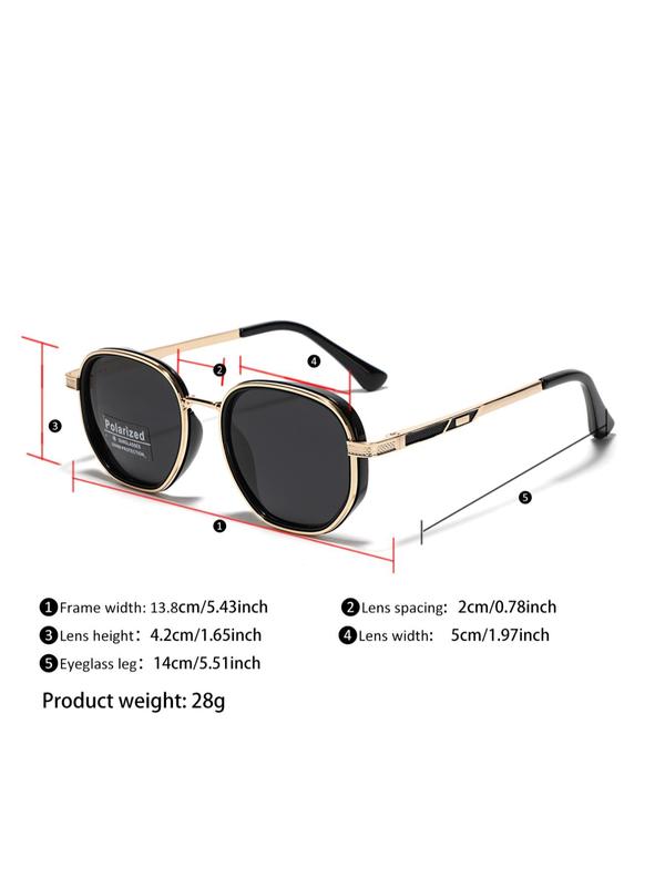 Vintage Oval Frame Sunglasses, Trendy Sunglasses for Everyday Use, Fashion Accessories for Outdoor Activities