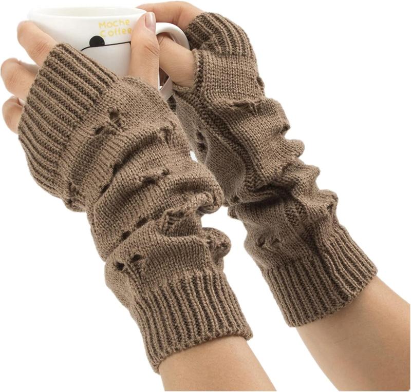 Grunge Gloves Fairy Grunge Accessories Ripped Glove Crochet Glove Clothes y2k Fairy Grunge Aesthetic Arm Warmers