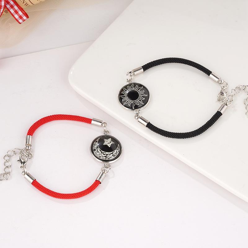 Sun and Moon Lovers Luminous Couple Bracelet