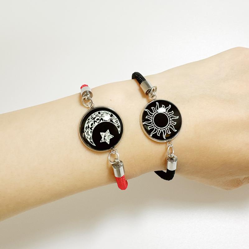 Sun and Moon Lovers Luminous Couple Bracelet