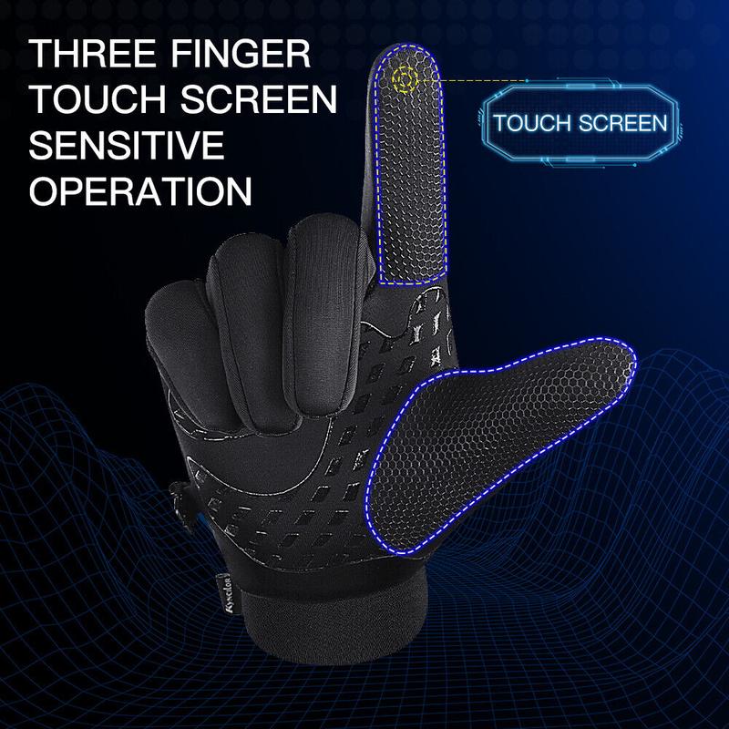 -10°F Waterproof & Windproof Touch Screen Winter Gloves for Men - Ultimate Warmth, Grip, and Comfort for Cold Weather Activities!