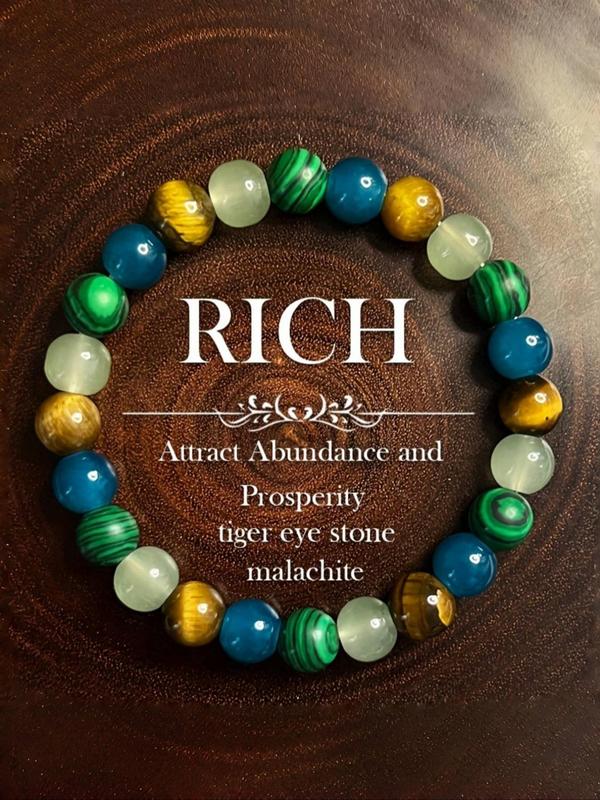 Women's Boho Style Colorful Bead Bracelet, Trendy Vintage Retro Bead Bracelet, Chic All-match Jewelry As Gift for Girlfriend