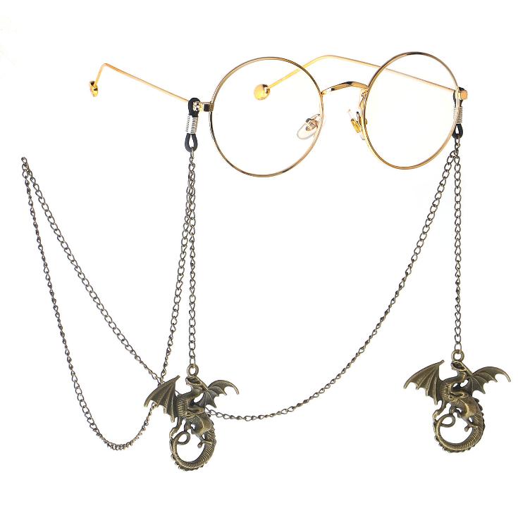 Flying Dragon Pendant Glasses Chain Bronze Silver Sunglasses Glasses Chain Glasses Chain Personalized Glasses Necklace