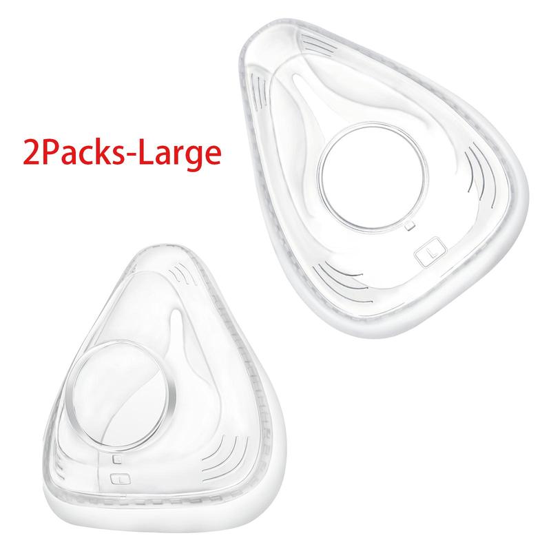 Replacement Cushions for Mouth and Nose Masks, 2 Counts Clear Nose & Mouth Cover, Sports & Outdoor Protective Accessories