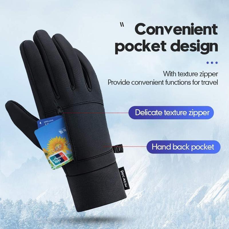 -10°F Waterproof & Windproof Touch Screen Winter Gloves for Men - Ultimate Warmth, Grip, and Comfort for Cold Weather Activities!