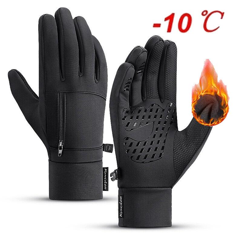 -10°F Waterproof & Windproof Touch Screen Winter Gloves for Men - Ultimate Warmth, Grip, and Comfort for Cold Weather Activities!