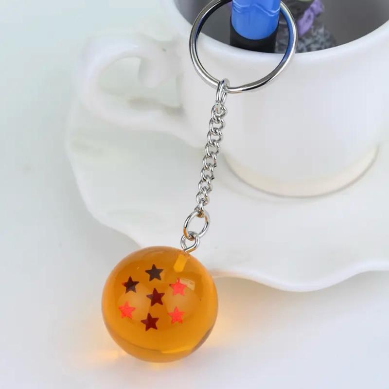 Anime Dragon 1-7 Stars Balls Keychain Charms