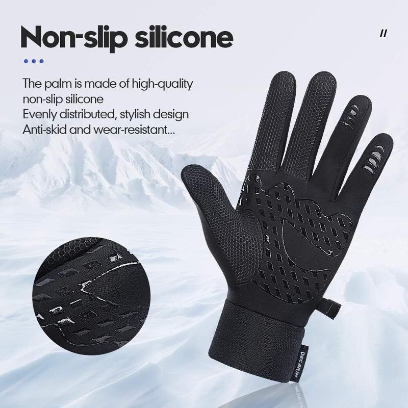 -10°F Waterproof & Windproof Touch Screen Winter Gloves for Men - Ultimate Warmth, Grip, and Comfort for Cold Weather Activities!