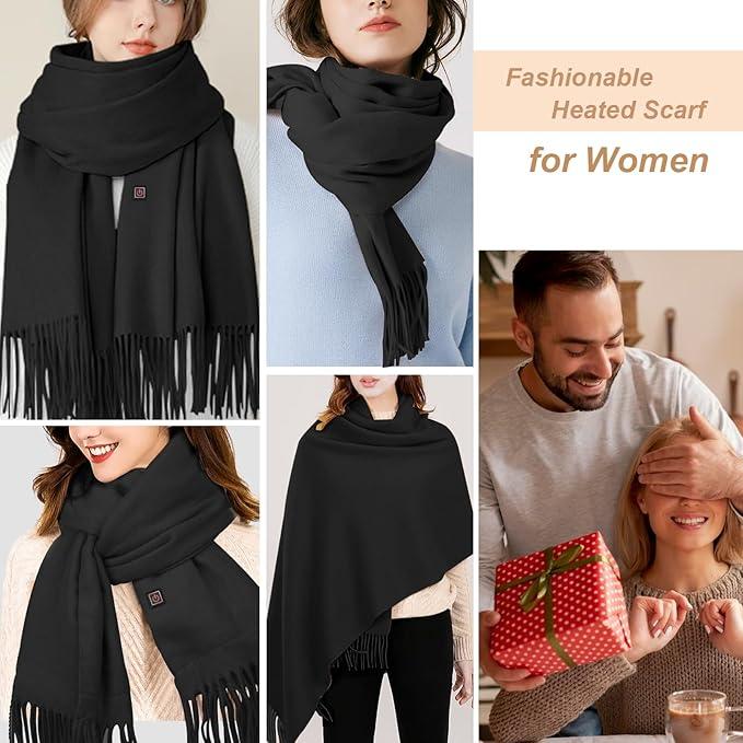 2pcs Heated Scarf for Men and Women Electric Heating Technology