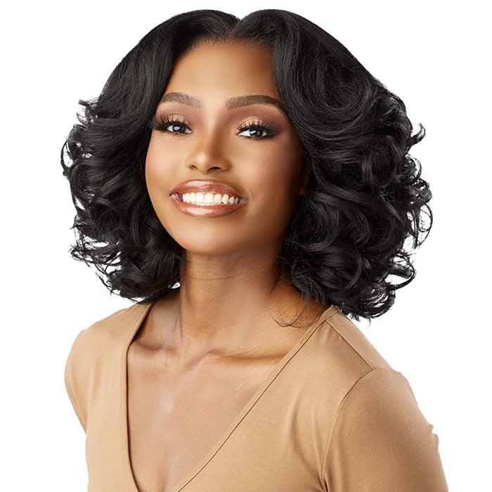 Sensationnel Curs Kinks & Co Glueless Synthetic Kinky Edges 13x6 HD Lace Front Wig - 13x6 KINKY BODY WAVE 14