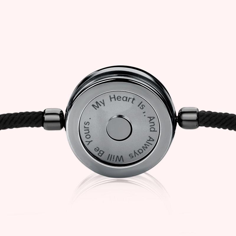 totwoo Sun&Moon Touch Bracelets Long Distance with Functional Love Connect Gift For Boyfriend or Girlfriend or your Familay