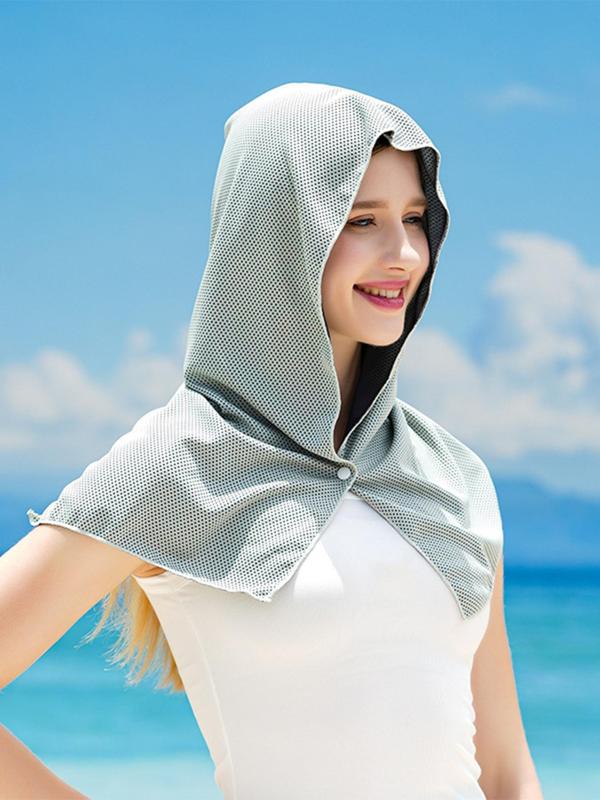 2024 New Solid Color Sunscreen Sports Quick Drying Towel,  Quick Drying Sports Headscarf, Sports & Outdoor Clothes Accessories