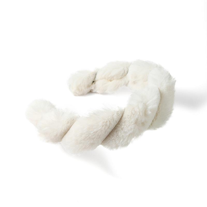 Faux Fur Twisted Headband