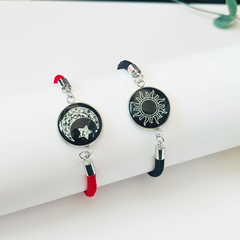 Sun and Moon Lovers Luminous Couple Bracelet