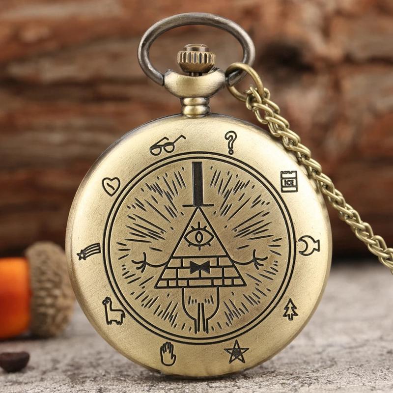 Gravity Falls Bill Cypher Steampunk Pocket Watch