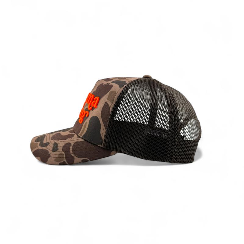 Mama Gang Trucker Hat Duck Camo