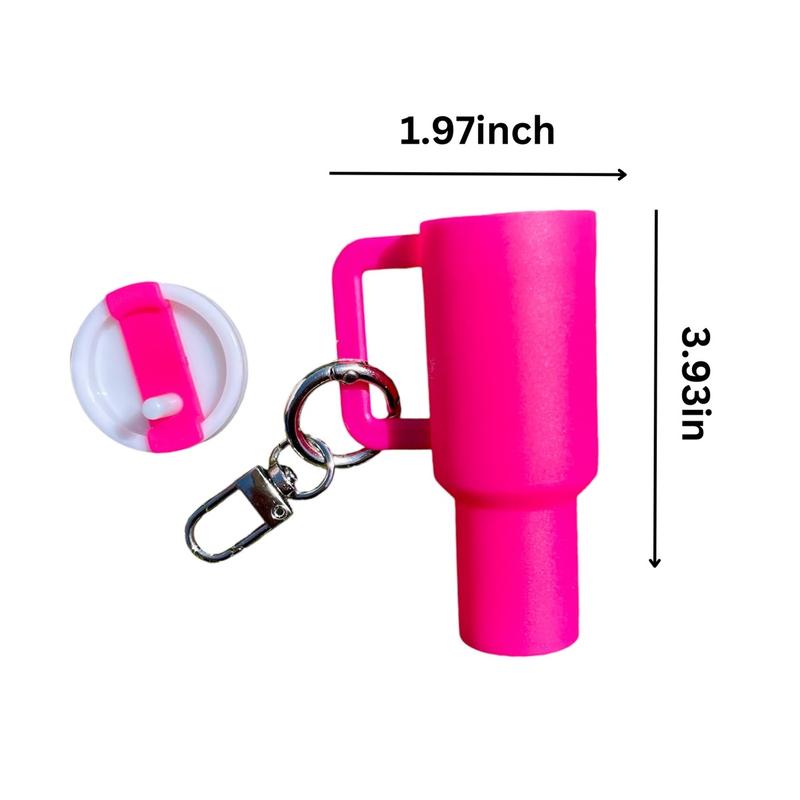 Tumbler Keychain and Chapstick Holder for Convenient Storage - Perfect for Travel and Everyday Use - Water Bottles, Mug