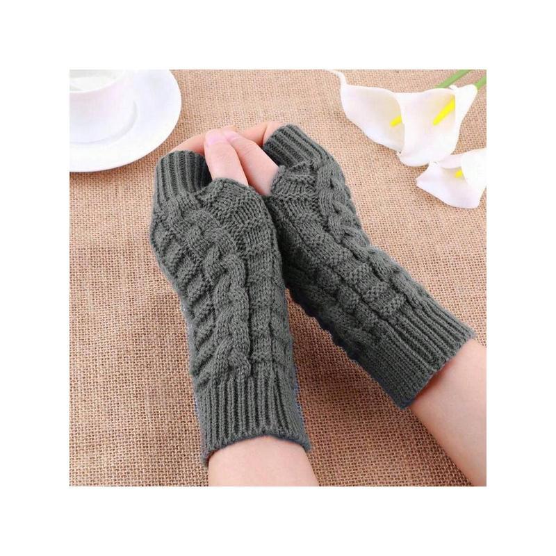 Women's Half Finger Wool Knit Gloves, Soft and Warm, Winter, Warm and Comfortable, Suitable Gifts for Family and Friends, Christmas Gifts, Wedding Gifts, Thanksgiving Gifts, Birthday Gifts